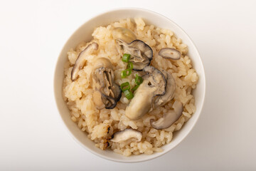 牡蠣飯　牡蠣の炊き込みご飯