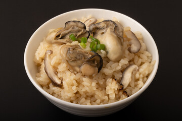 牡蠣飯　牡蠣の炊き込みご飯