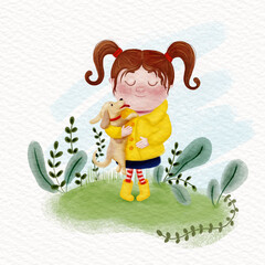 cartoon, illustration, vector, child, boy, kid, fun, people, children, art, drawing, childhood, smile, funny, sport, winter, person, smiling, happiness, character, clown, blue