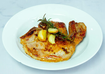 roasted chicken with vegetables