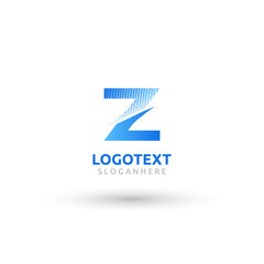 Letter Z logo. colorful gradient letter logo