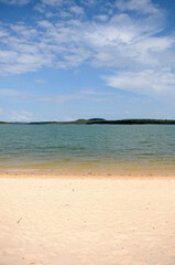 Alter do Chão,Brazil,November 21, 2021.
Lagoa Verde in Alter do Chão, Pará state, northern region. Freshwater beaches in the Amazon rainforest.