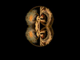 Imaginatory fractal abstract background Image