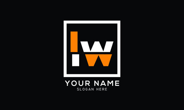 WL ,LW Abstract Letters Logo monogram