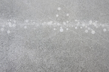 Ice on the river.