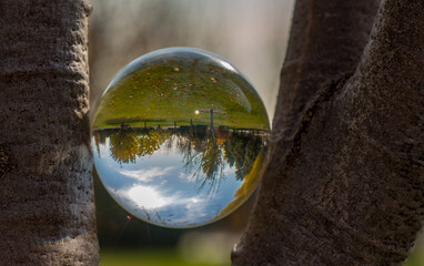 crystal ball landscape