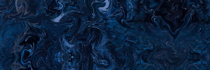 Deurstickers Nachtblauw blauwe textuur