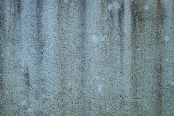 Concrete wall with damp