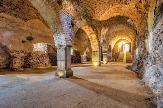 Ruin of Tocnik Castle. Old stronghold in Czech Republic.