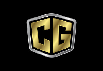 Initial Letter C G Logo Design Vector. Graphic Alphabet Symbol For Corporate Business Identity