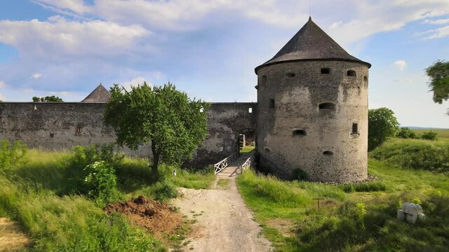 A view of Bzovik fortress in Bzovik village in Slovakia