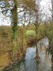 Stour river in Haverhill