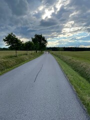road in the countryside