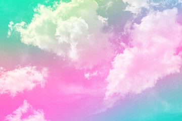 Fototapeta premium Amazing beautiful sky with clouds