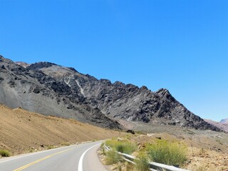 on the road