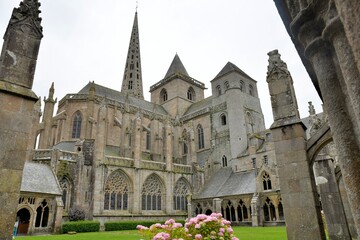 Obraz premium The cathedral of Treguier in Brittany - France