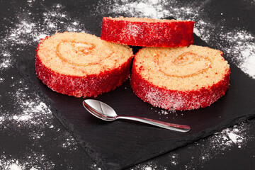 Tasty Sweet Guava Roll, Traditional Colombian Dessert