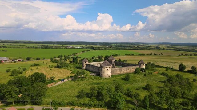 A view of Bzovik fortress in Bzovik village in Slovakia