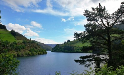 Embalse de Doiras en el Occidente de Asturias