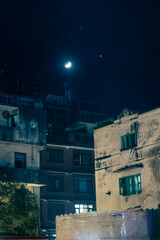 City night moon