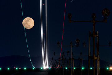 moon and takeoff