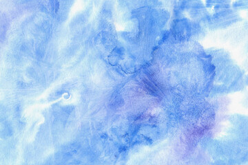 winter blue watercolor texture background