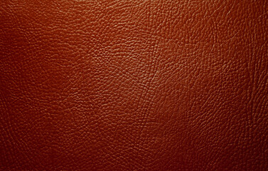 Fototapeta premium Photo of the texture of genuine leather in red.The leather background of the luxury brand.