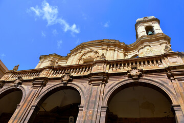 San Lorenzo cathedral in Baroque style Sicily Italy