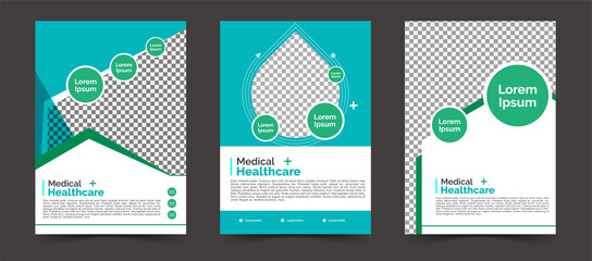 Healthcare business flyer Template design