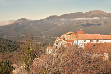 Village de Poggio di Venaco en Corse