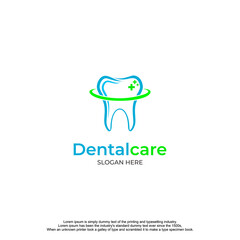 Creative Dental Care Health Logo Design.
