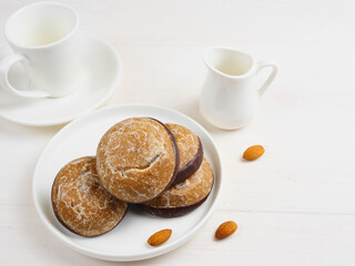 cup of coffee and cookies