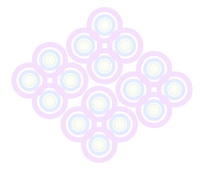 abstract background with circles, pastel colored rings, artistic pattern, graphic design illustration wallpaper 