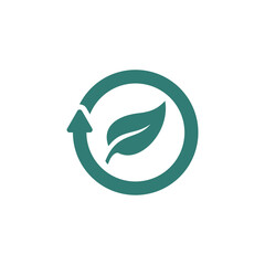 simple icon symbol of environment and natural resources