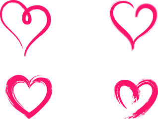 heart design yellow. love design elements. yellow heart shapes set. rough heart. Heart Icons. love icon. hearts set. Hearts design