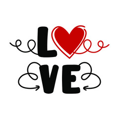 Love handwritten style cute typography quote Design. Romantic typography design element for valentine day card, wedding, greetings card, T-shirts, mugs, decoration, prints, and posters design.