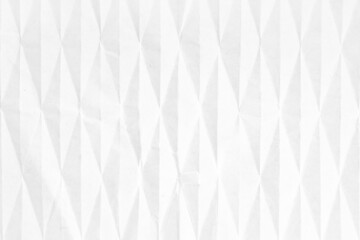 Abstract origami white paper background. Triangle or diamond shape style