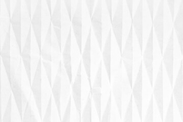 Abstract origami white paper background. Triangle or diamond shape style