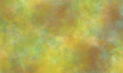 Abstract summer translucent watercolor background in green, red, blue and yellow tones. Copy space, horizontal banner.