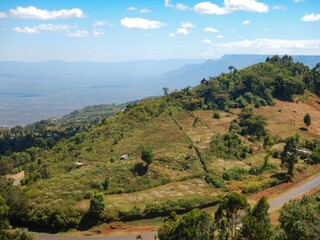 Scenic view of Hill Ten against sky in Iten, Rural Kenya
