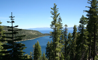 Lake Tahoe, California from above