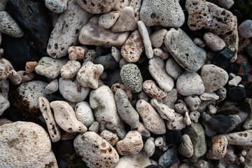 pebbles on the beach