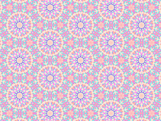 Exquisite and delicate pink lacy patterns for fabric, packaging, wrapping paper and stationery. Repeating fashion print on a blush nude background.