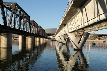 Bridges at Tempe Town Lake, Tempe, Arizona  USA