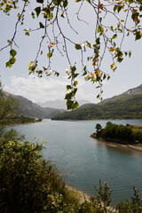 Valley with a very fast flowing river