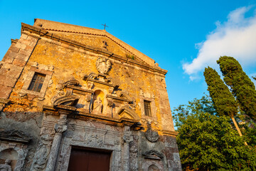 Church in San Marco D'Alunzio, Nebrodi Park, Sicily, Italy
