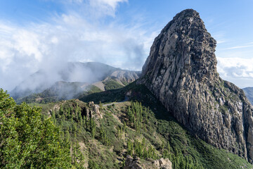 Roque de Agando, La Gomera, Garajonay