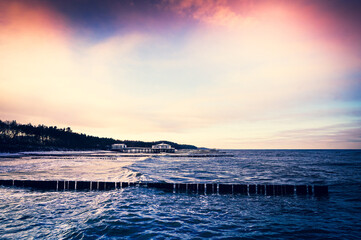 Beach in Ustronie Morskie, Poland, Baltic Sea © PX Media