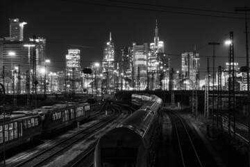 Frankfurt in schwarzweiß 