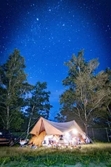 Foto op Plexiglas camping at night © 海斗 山口